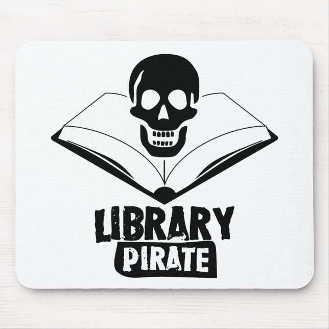 Mousepad Pirata da biblioteca (Frente)