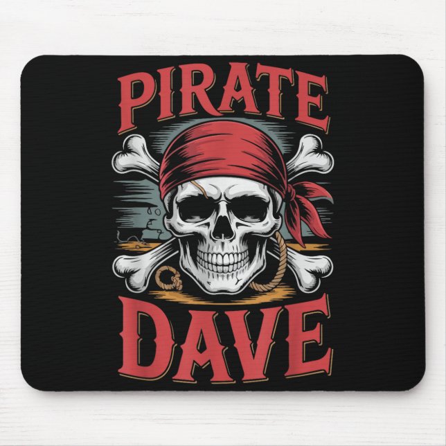 Mousepad Pirata dave  (Frente)