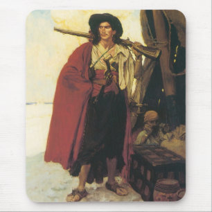 Mousepad Piratas Antigos Bucaneiro era um camarada pitoresc