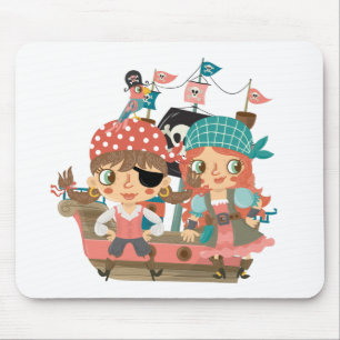Mousepad Piratas femininos