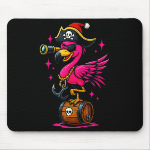 Mousepad Pirate Flamingo Adventure Map Jolly Roger Hallowee