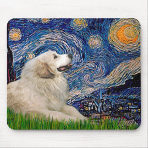 Mousepad Pirenéus excelentes 2 - Noite Estelar