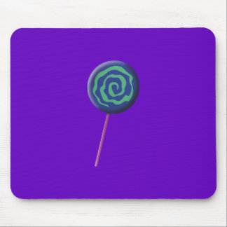 Mousepad Pirulito azul retorcido com limão