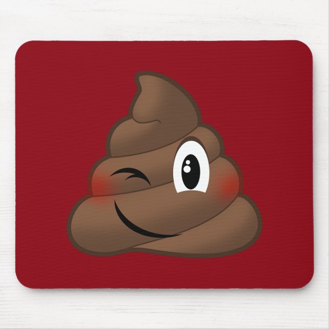 Mousepad Pisc o tombadilho Emoji (Frente)