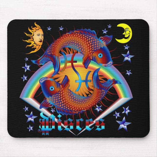 Mousepad Pisces-Zodiac-V-1 (Frente)