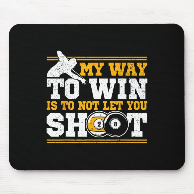 Mousepad Piscina Billiards E Homens Vencedores De 8 Ll (Frente)