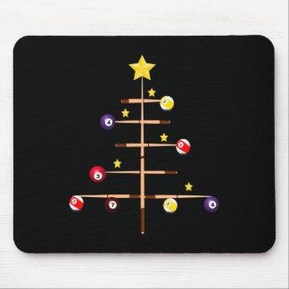 Mousepad Piscina Billiers Ll Cue Árvore De Natal De Esporte