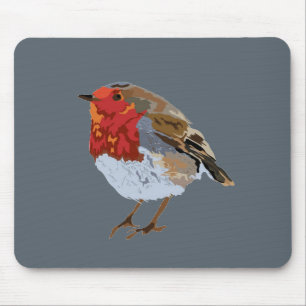 Mousepad Pisco de peito vermelho Funky