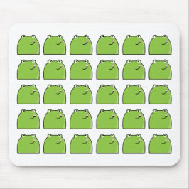 Mousepad Piso de Rato com Design de Rã Verde Excêntrico