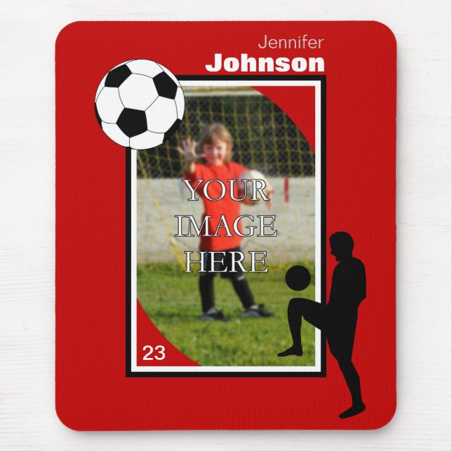 Mousepad Piso de Rato de Futebol Personalizado (Frente)