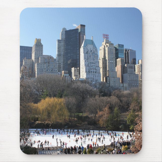 Mousepad Pista de gelo do Central Park (Frente)