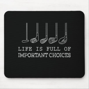 Mousepad Pista de Golfe A Vida É Cheio De Opções Import