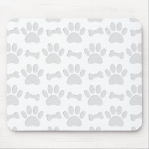 Mousepad Pistas E Padrões De Cachorro Cortados De Papel