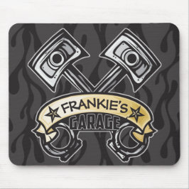 Mousepad Pistões de Rod Quente Fantasmas Chama Chamas Perso