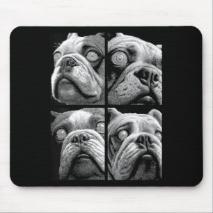 Mousepad Pit Bulls Hipnóticos Feminino Olhos Estranhos Weir