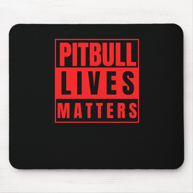 Mousepad Pitbull Livres - Pitbull Stuff Dog Lover Sticker (Frente)