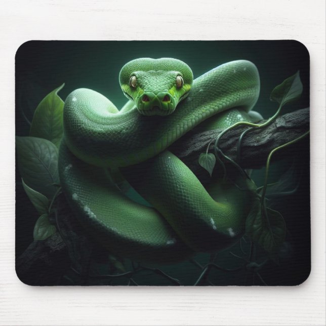 Mousepad "Píthon verde-árvore" (Frente)