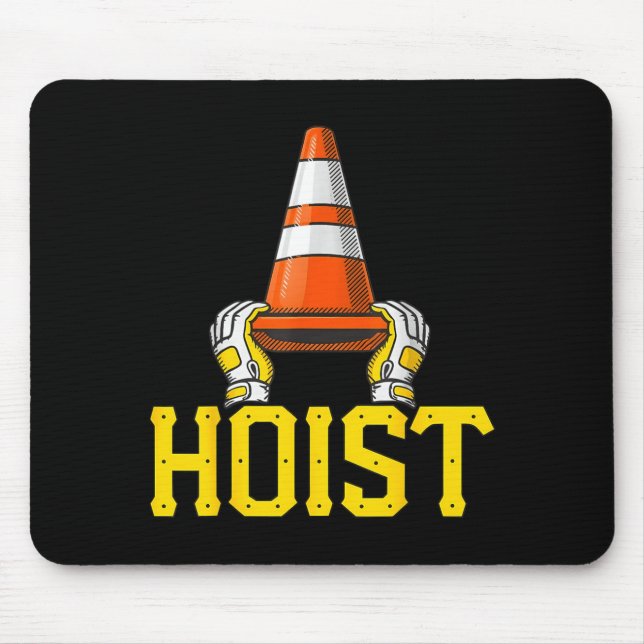 Mousepad Pittsburgh Içar o Cone de Tráfego (Frente)