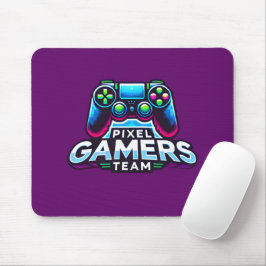 Mousepad Pixel Gamers Team - Jogador Roxo