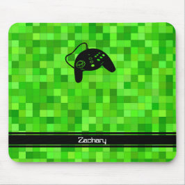 Mousepad Pixels de Jogador Verde | Personalizado