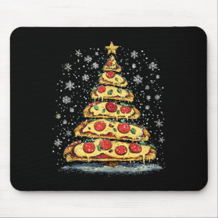 Mousepad Pizza Árvore De Natal Rápida Xmas Para Homens