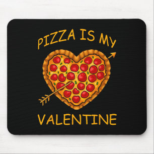 Mousepad Pizza É Meu Namorados Dia de os namorados Divertid