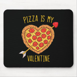 Mousepad Pizza É Minha Garota De Dia de os namorados Divert