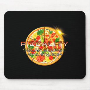Mousepad Pizza Eclipse Solar Fofinha Pizzalidade Eclipse