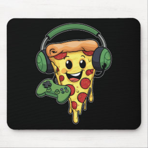 Mousepad Pizza Gamer Vídeo Jogos Divertido Vídeo Pizza Game