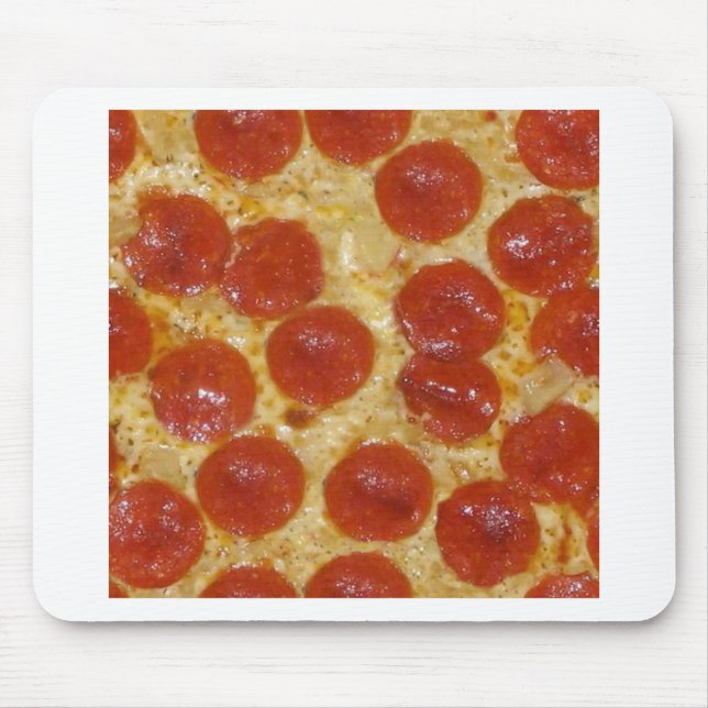 Mousepad pizza grande de pepperoni (Frente)