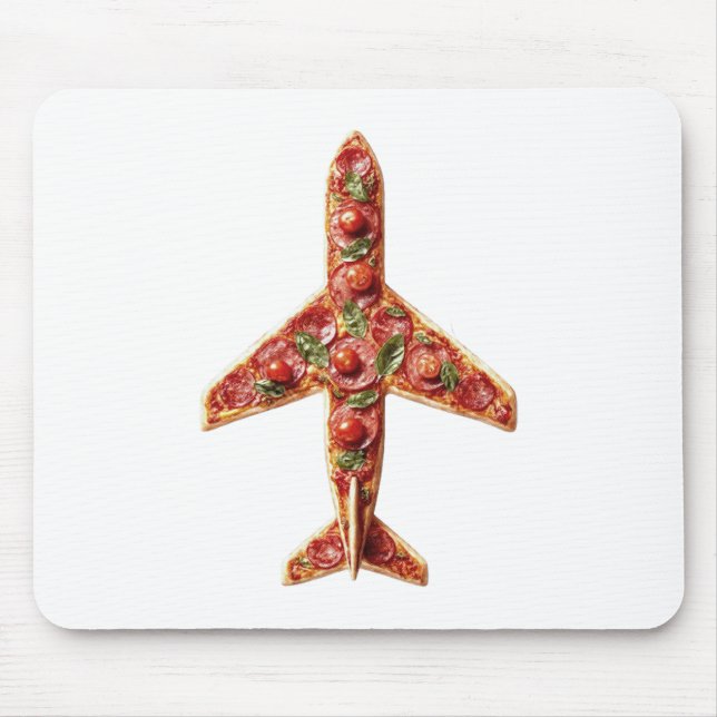 MOUSEPAD PIZZA NUM AVIÃO (Frente)