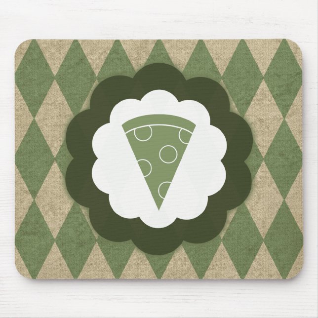 Mousepad pizza vintage (Frente)