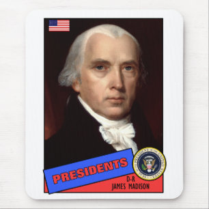 Mousepad Placa Baseball James Madison