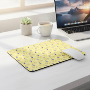 Mousepad Placa branca do mouse em neve