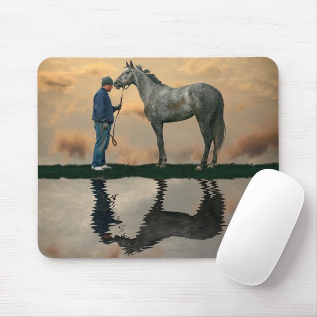 Mousepad Placa De cinza E Placa De Mouse OTTB De Alcance (Com mouse)