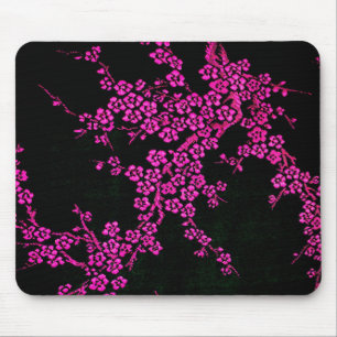 Mousepad Placa de design floral oriental