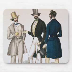 Mousepad Placa de forma que descreve a roupa masculina