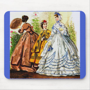 Mousepad Placa de moda Des Jeunes Personnes do Diário 1863