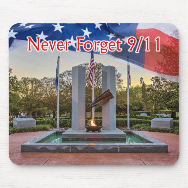 Mousepad Placa de Mouse da Praça Memorial Colinas 9/11 (Frente)