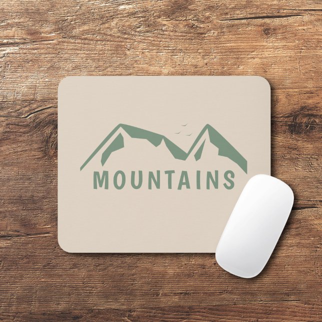 Mousepad Placa de mouse das montanhas verdes (Green Mountains Mouse Pad)