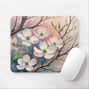 Mousepad Placa de Mouse de Árvore Dogwood