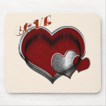 Placa de Mouse de Cerveja Magia do Coração