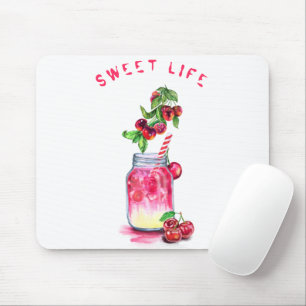 Mousepad Placa de Mouse de Frutas de Bebidas Legal de Sumo 