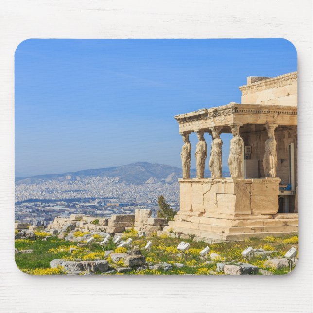 Mousepad Placa de Mouse de Grécia de Acropolis Hill Athens  (Frente)