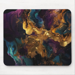Mousepad Placa de Mouse de Mármore Líquido