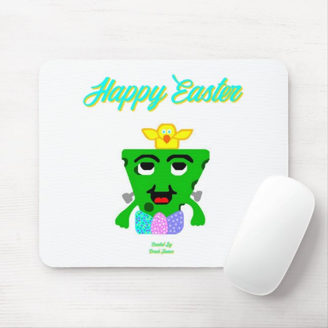 Mousepad Placa de Mouse de Páscoa FrankenQuese (Com mouse)