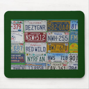 Mousepad Placa de Mouse de Placas de Automóveis