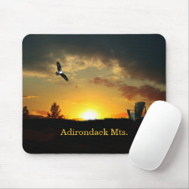 Mousepad Placa de Mouse de Prado Cinza Amarelo