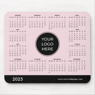 Mousepad Placa de Mouse do Calendário de Negócios 2025