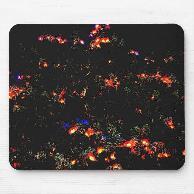 Mousepad Placa de Mouse em Árvore Mimosa brilhante (Frente)